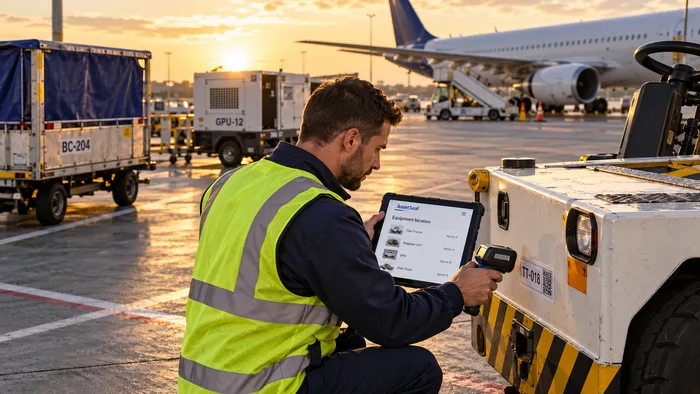 Ground equipment identified on the apron
